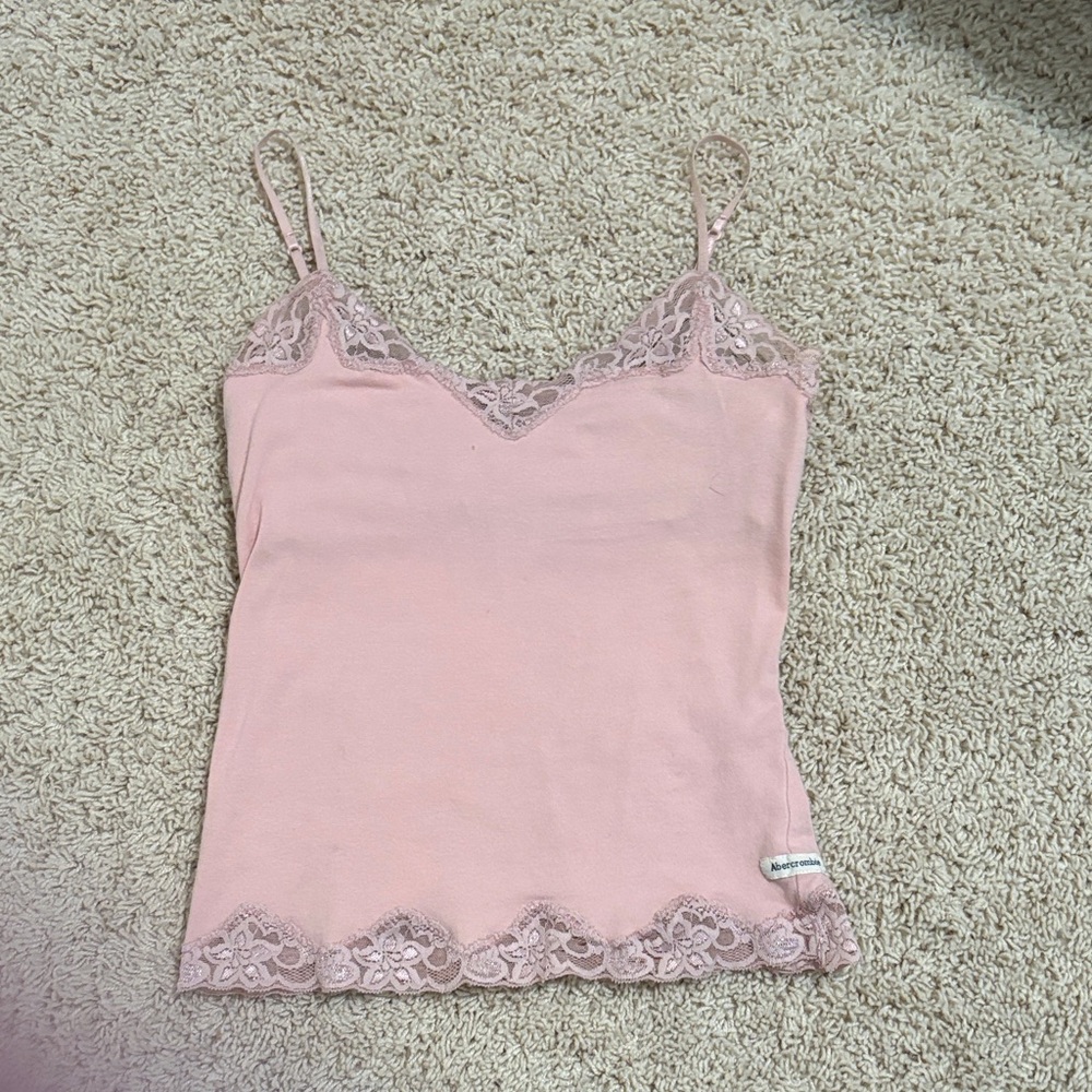 Abercrombie & Fitch Blush Lace Cami